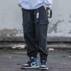 American casual pants, men's workwear pants, trendy brand spring and autumn 9-fen men's style, men's autumn tight-fitting men's pants, Harun pants details Picture
